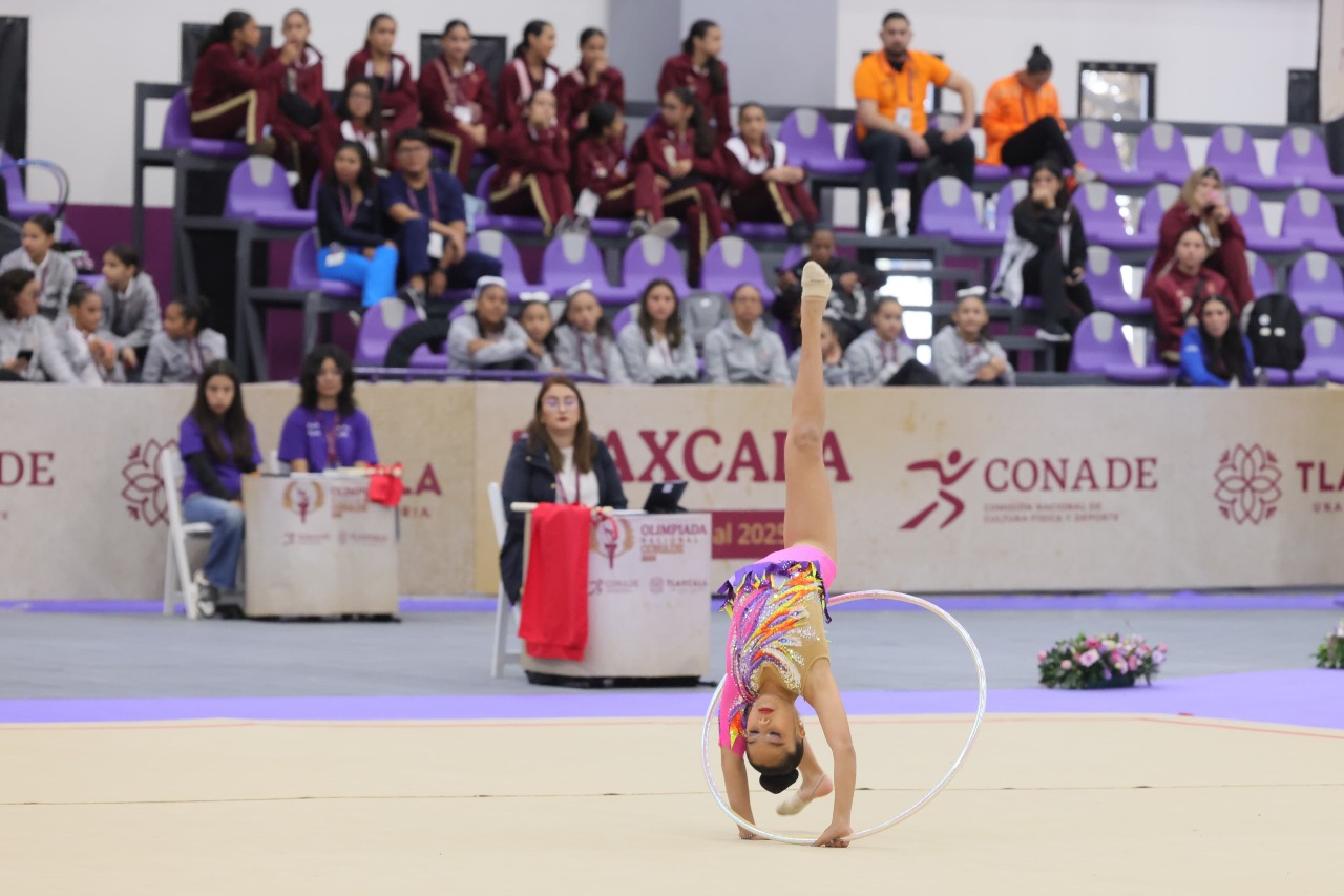 Inician las competencias de gimnasia rítmica de la Olimpiada Nacional Conade 2025